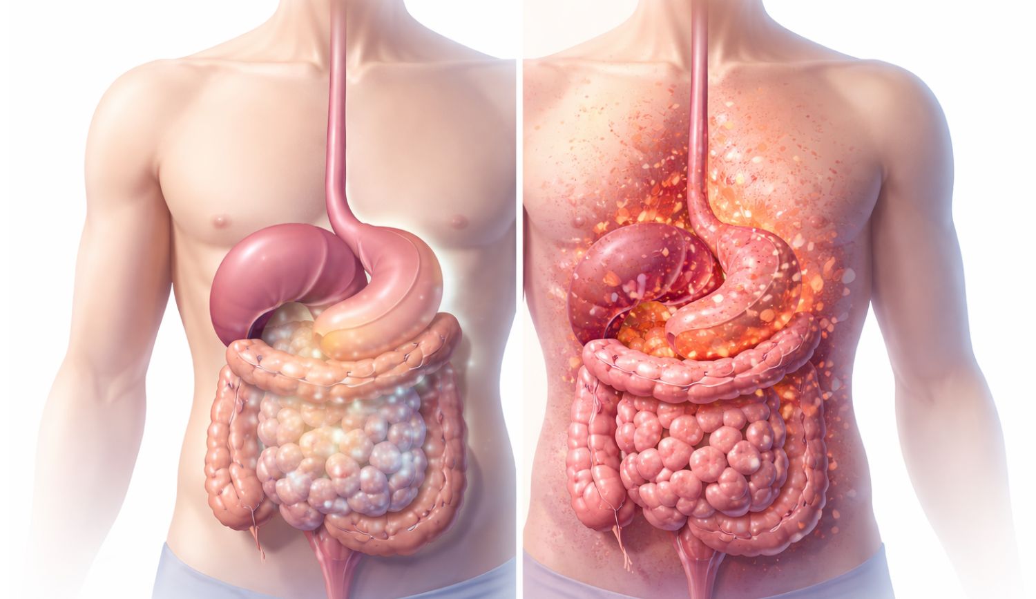 DAO deficiency vs histamine intolerance comparison showing symptom confusion and different causes