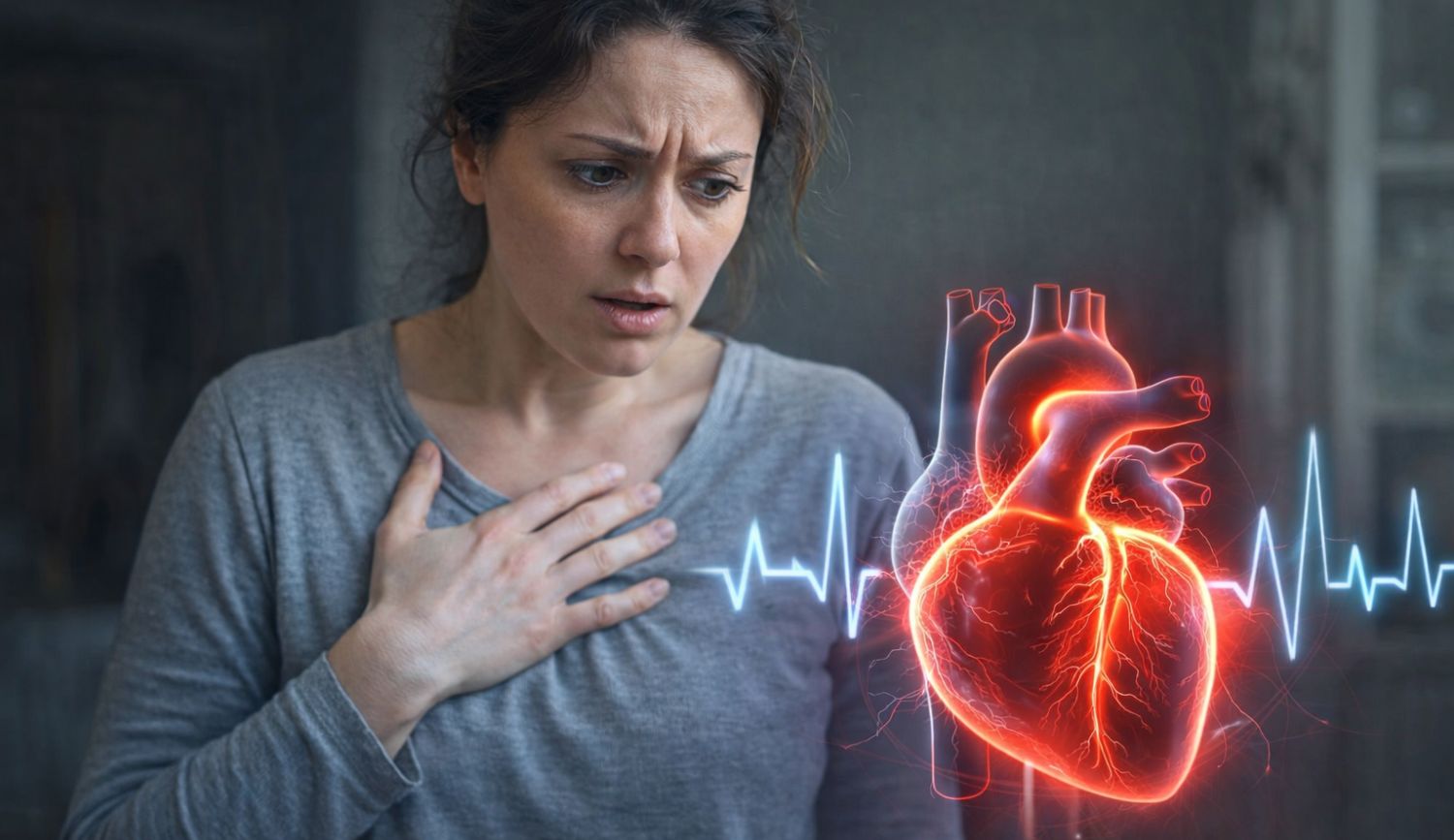 Histamine heart palpitations causing racing heart and restlessness at night