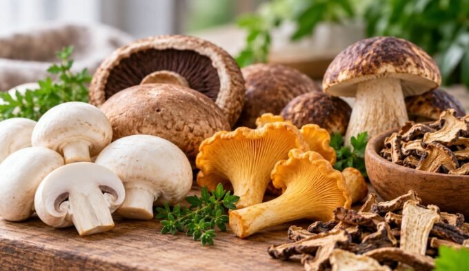 Fresh cultivated, wild and dried mushrooms compared for histamine content