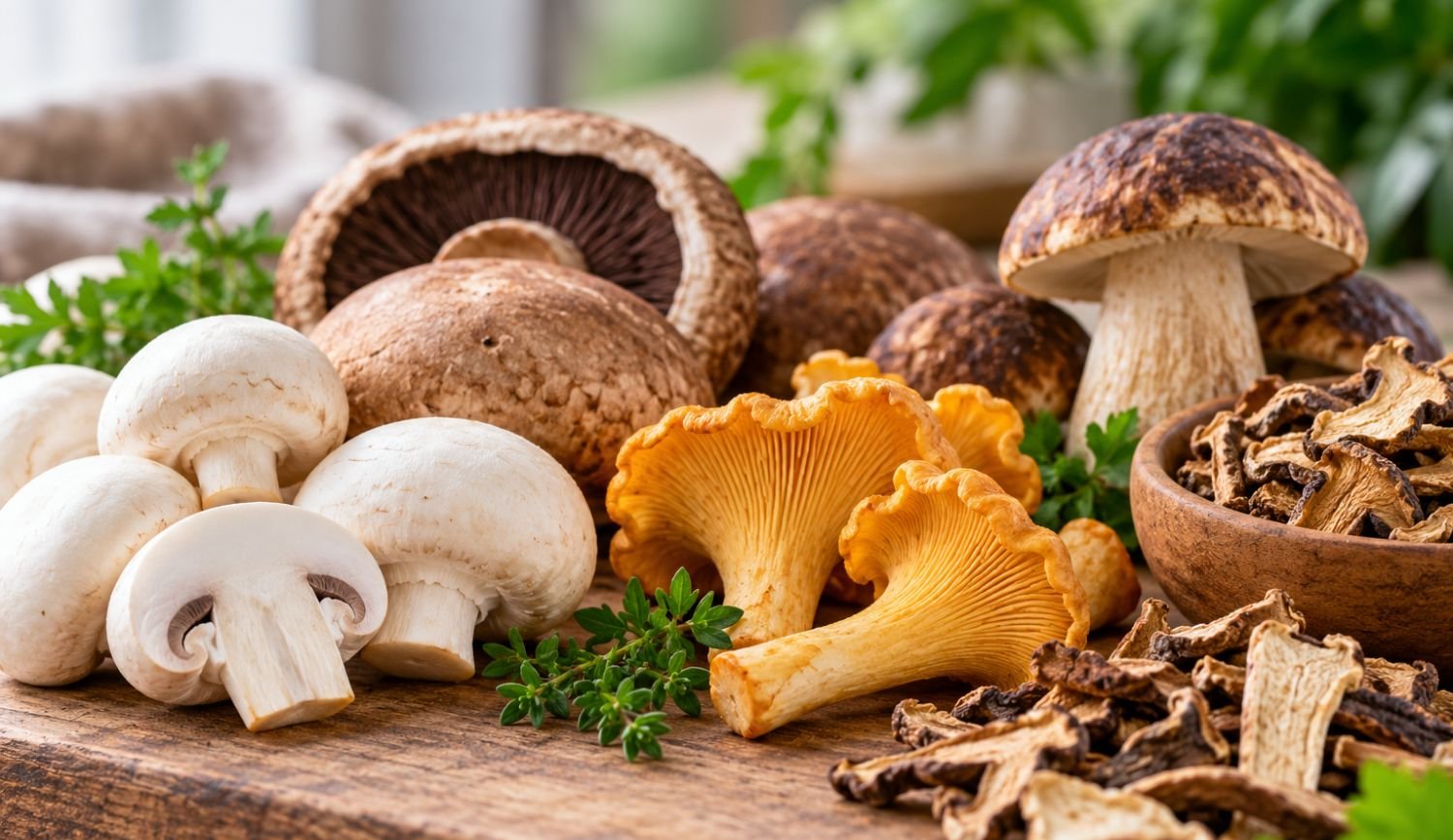 Fresh cultivated, wild and dried mushrooms compared for histamine content